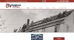 Desktop Screenshot of damphousseroofingllp.com